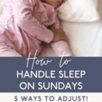 how to adjust sleep schedules on weekends