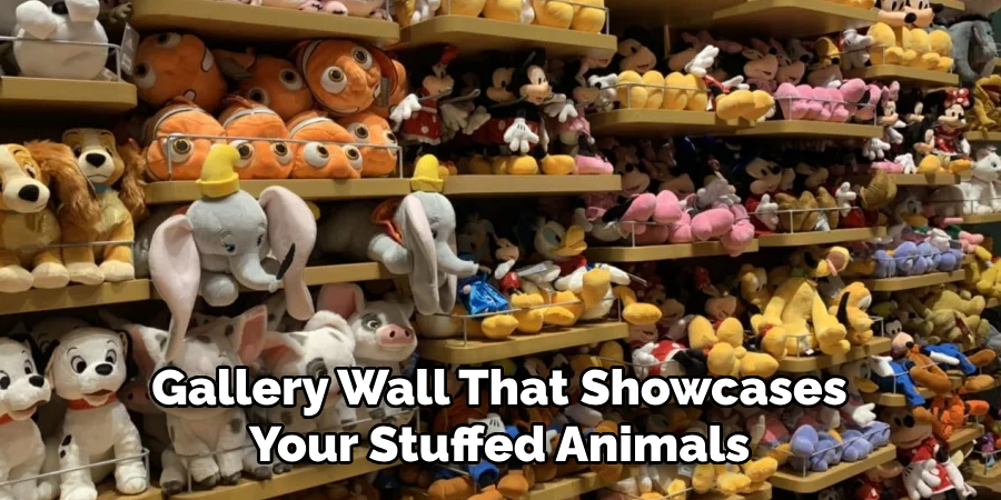 Gallery Wall That Showcases Your Stuffed Animals