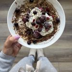 High Protein Breakfast Oatmeal, Healthy Breakfast Ideas, Stilettos and Diapers