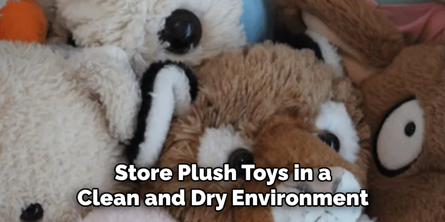 Store Plush Toys in a Clean and Dry Environment